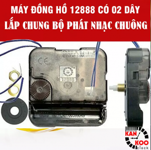 Bộ máy phát nhạc chuông điểm giờ cho đồng hồ treo tường 3 kiểu nhạc- có chế độ nghỉ đêm LOẠI 1 BẢO HÀNH CHÍNH HÃNG 24 THÁNG